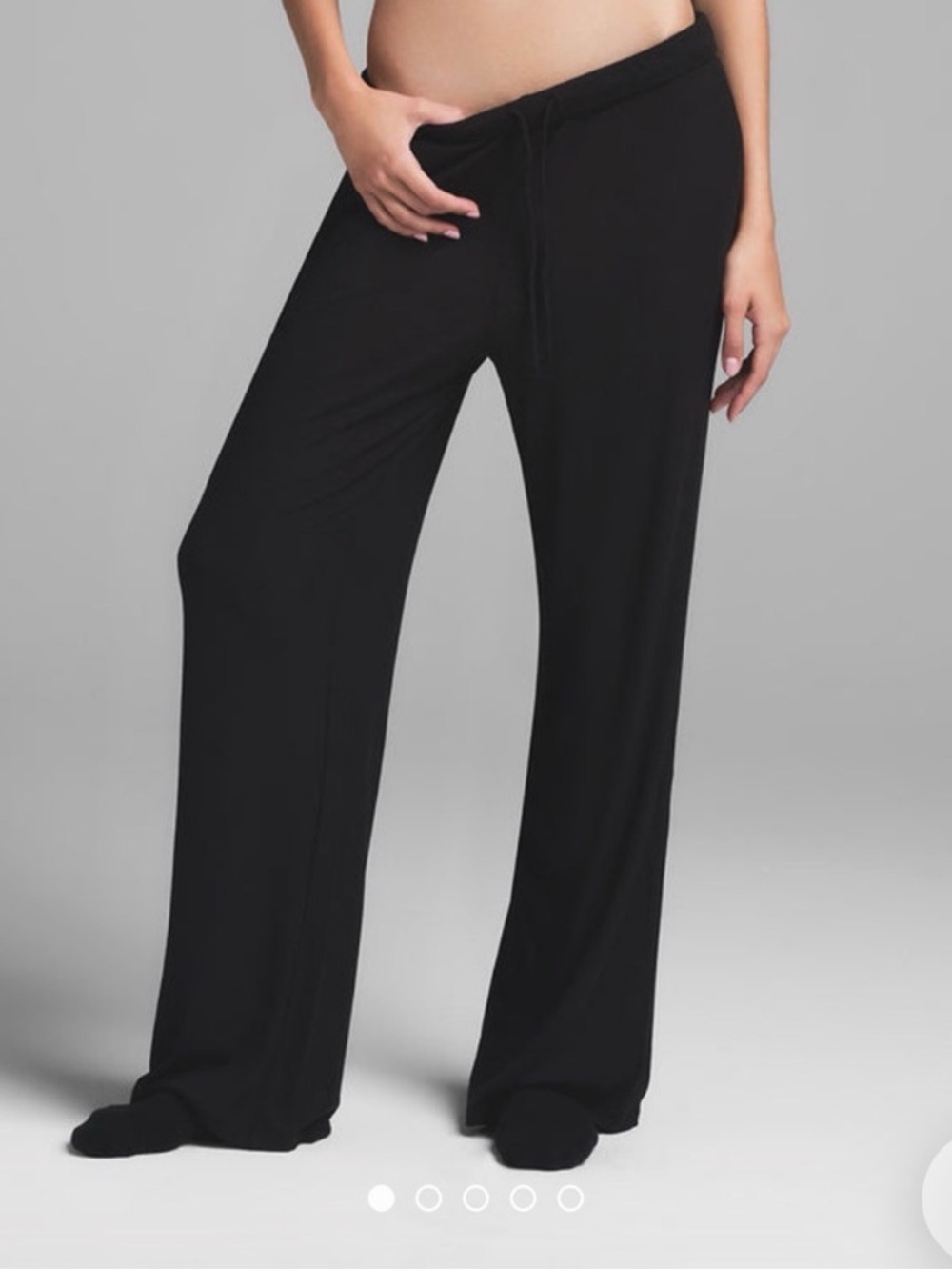 Skims soft lounge ribbed black pants